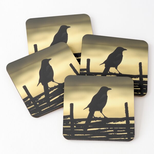 Item preview, Bird on fence silhouette designed and sold by CatherineMoore4.