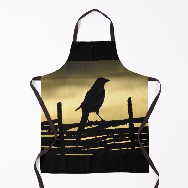 Item preview, Bird on fence silhouette designed and sold by CatherineMoore4.