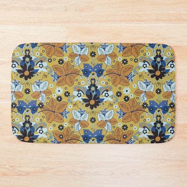 Item preview, Retro Boho Flowers, Yellow Version designed and sold by Alex  Blud.