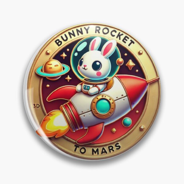 Item preview, Bunny Rocket to Mars designed and sold by WildVista.