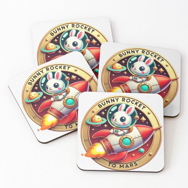 Item preview, Bunny Rocket to Mars designed and sold by WildVista.