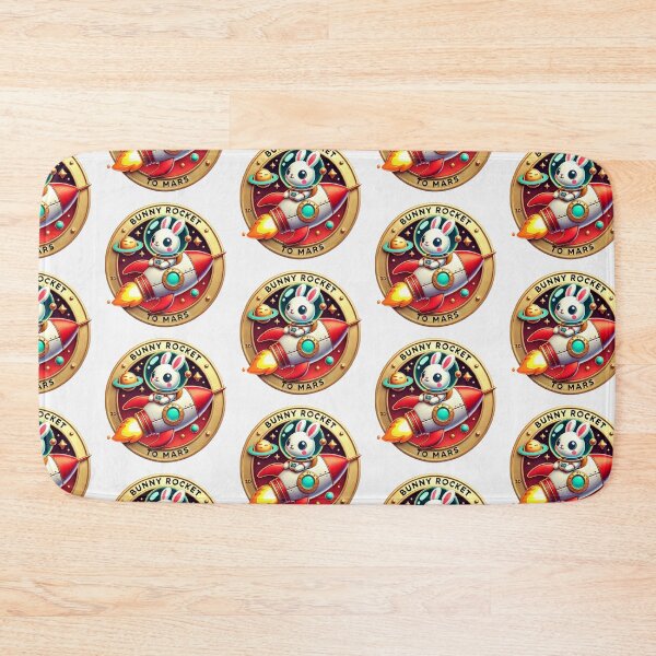 Item preview, Bunny Rocket to Mars designed and sold by WildVista.