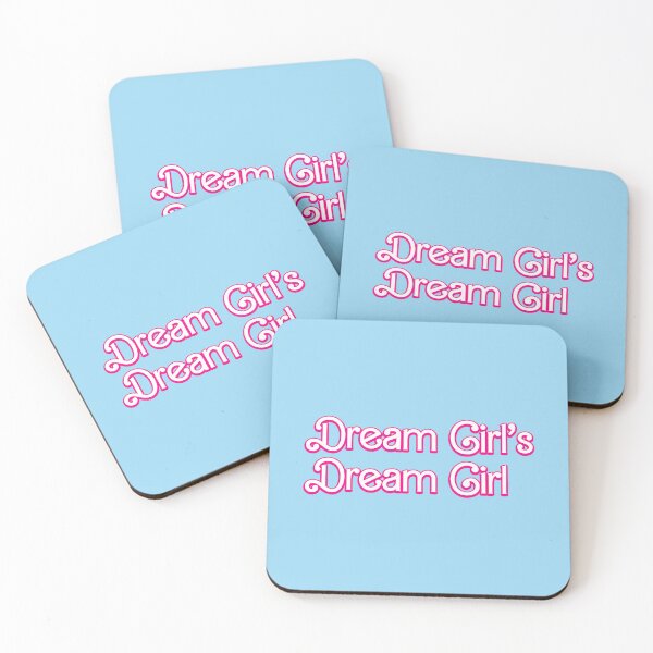 Item preview, Dream Girl's Dream Girl Pink and White Bubble Lettering Typography designed and sold by aestheticqueen.