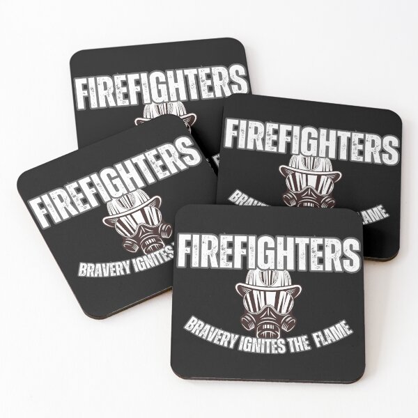 Item preview, FIREFIGHTERS bravery ignites the flame cool simple firefighters design designed and sold by Jt41.
