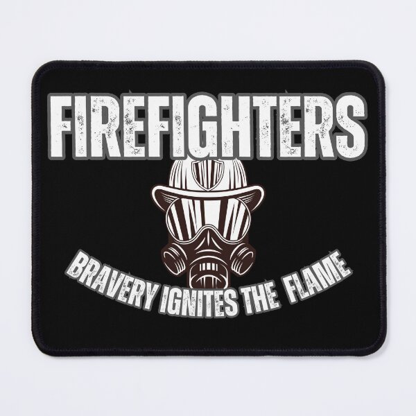 Item preview, FIREFIGHTERS bravery ignites the flame cool simple firefighters design designed and sold by Jt41.