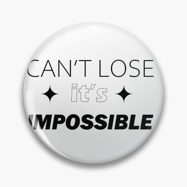 Item preview, "Can't Lose, It's Impossible" - RIIZE K-pop Motivational Quote Typography designed and sold by thereallama.