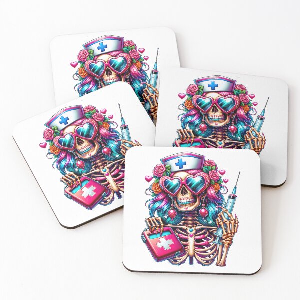 Item preview, Halloween A beautiful Skeleton nurse, Funny Nurse life - Medical Halloween gift 01 designed and sold by vallass.