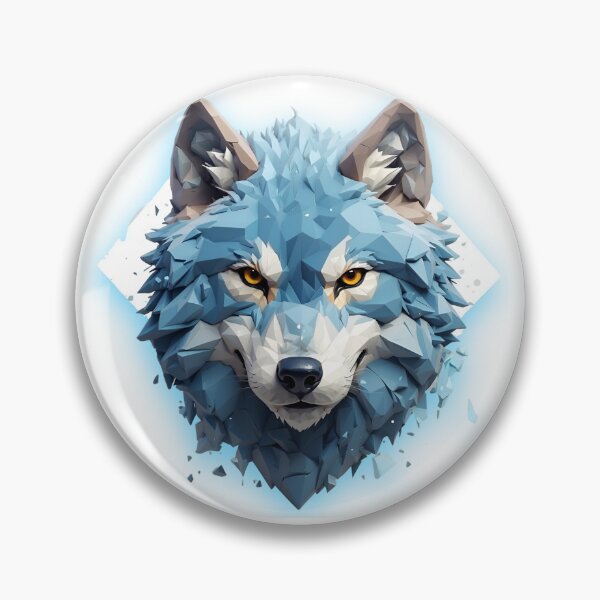 Item preview, Winter Wolf / Polygon Art -  designed and sold by PolygonPinnacle.