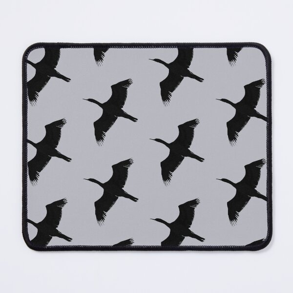 Item preview, Cormorant In Flight Black Silhouette designed and sold by taiche.