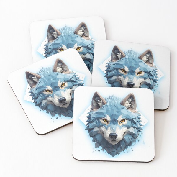 Item preview, Winter Wolf / Polygon Art -  designed and sold by PolygonPinnacle.