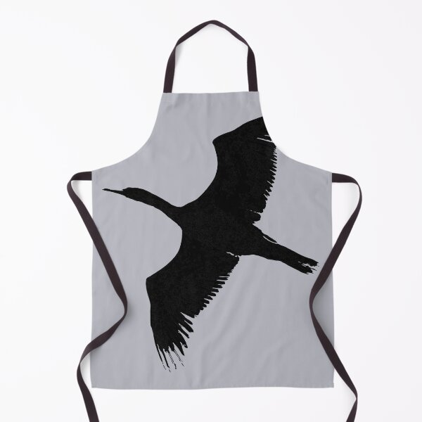 Item preview, Cormorant In Flight Black Silhouette designed and sold by taiche.