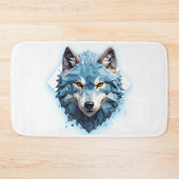 Item preview, Winter Wolf / Polygon Art -  designed and sold by PolygonPinnacle.