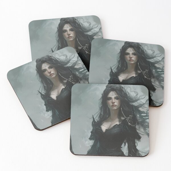 Item preview, Woman warrior in black designed and sold by vyrlook.