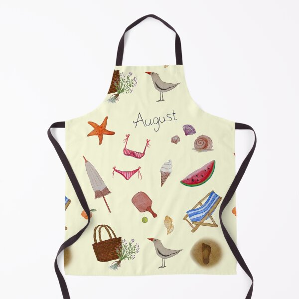 Item preview, August Essentials - Summer Beach Vibes Illustration designed and sold by the little fennec.