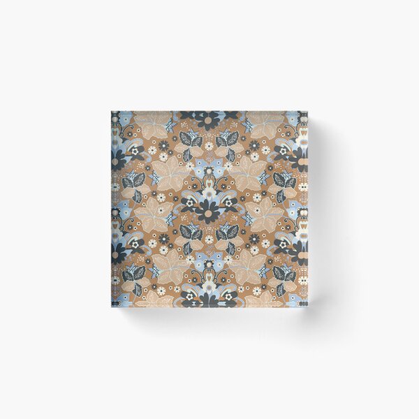 Item preview, Retro Boho Flowers, Beige version designed and sold by Alex  Blud.
