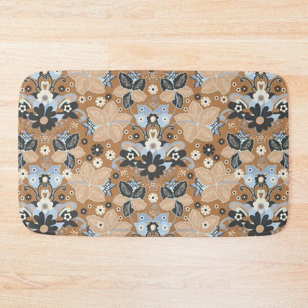Item preview, Retro Boho Flowers, Beige version designed and sold by Alex  Blud.