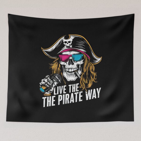 Item preview, Pirate Jolly Roger Skulls - "Pirates: The High-Seas Adventure" designed and sold by stickercuffs.