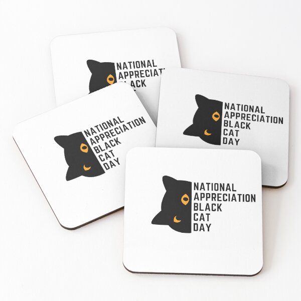 Item preview, National Black Cat Appreciation Day  designed and sold by vechone.