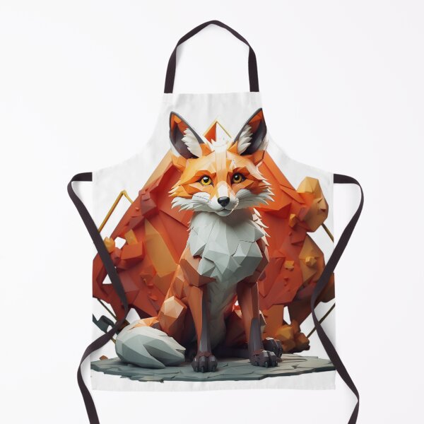 Item preview, Geometrical Orange Fox designed and sold by PolygonPinnacle.