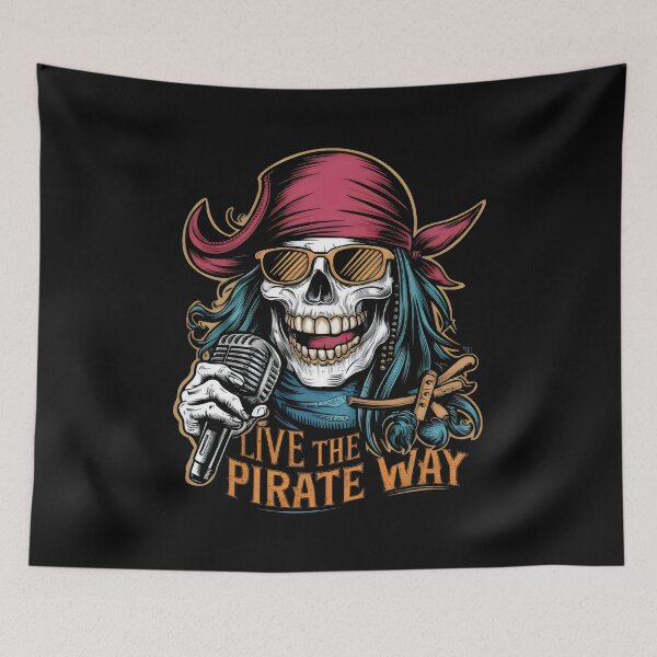 Item preview, Pirate Jolly Roger Skulls - "Pirates: The High-Seas Adventure" designed and sold by stickercuffs.