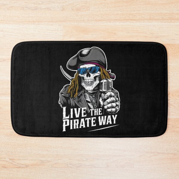 Item preview, Pirate Jolly Roger Skulls - "Pirates: The High-Seas "Swashbuckling Skulls & Galleons" designed and sold by stickercuffs.