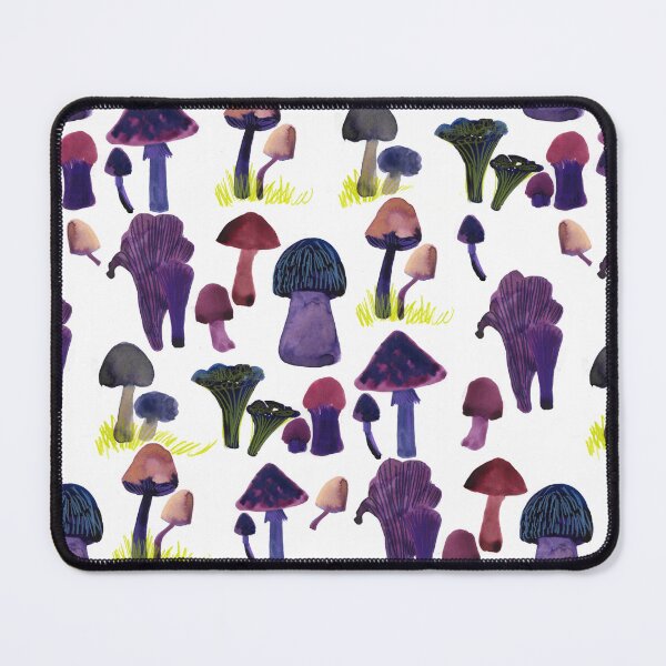 Item preview, Mycelial Network Wild Mushroom Pattern - Enchanting Forest Floor Fungi Design designed and sold by Jemma Jamie Skidmore.