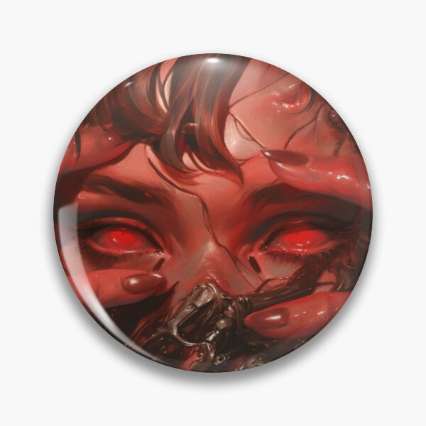 Item preview, Japanese Asian Girl Covering Her Face Horror Anime designed and sold by Nightarcade.