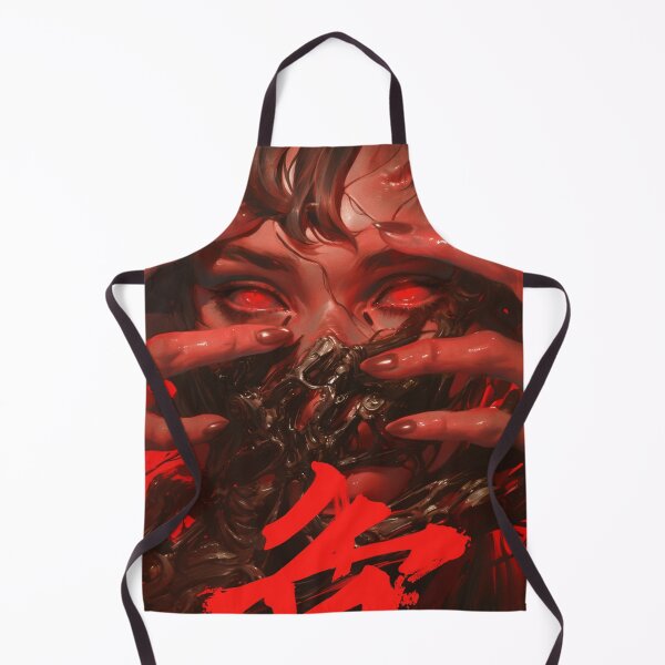 Item preview, Japanese Asian Girl Covering Her Face Horror Anime designed and sold by Nightarcade.