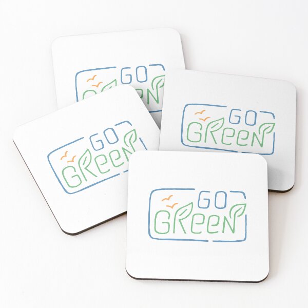 Item preview, Go Green Handwriting Font Script Message Looks Organic, sustainable and Echo friendly designed and sold by Wiggly Lines.