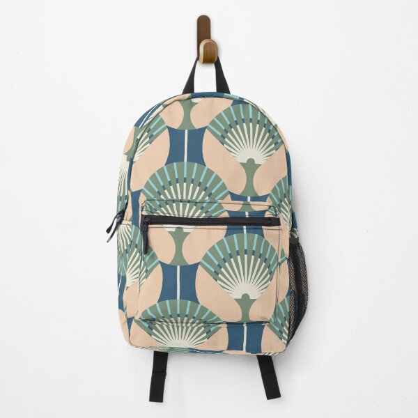 Item preview, Art Deco Fan, Beige-blue version designed and sold by Alex  Blud.