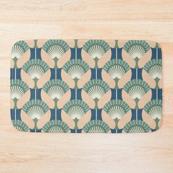 Item preview, Art Deco Fan, Beige-blue version designed and sold by Alex  Blud.