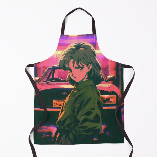 Item preview, 80s Anime Retro Girl Car Japanese Aesthetic Street Racing designed and sold by glasseskyodai.
