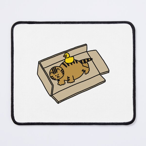 Item preview, a Cat and a Duck in the box designed and sold by superbaechoo.