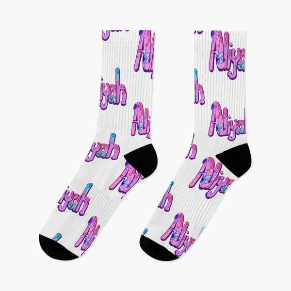 Item preview, Aliyah popular girls and women first name in purple with drips. Personalized personalised customised name Aliyah designed and sold by Artonmytee.