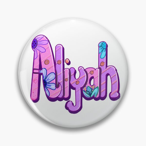 Item preview, Aliyah popular girls and women first name in purple. Personalized personalised customised name Aliyah designed and sold by Artonmytee.