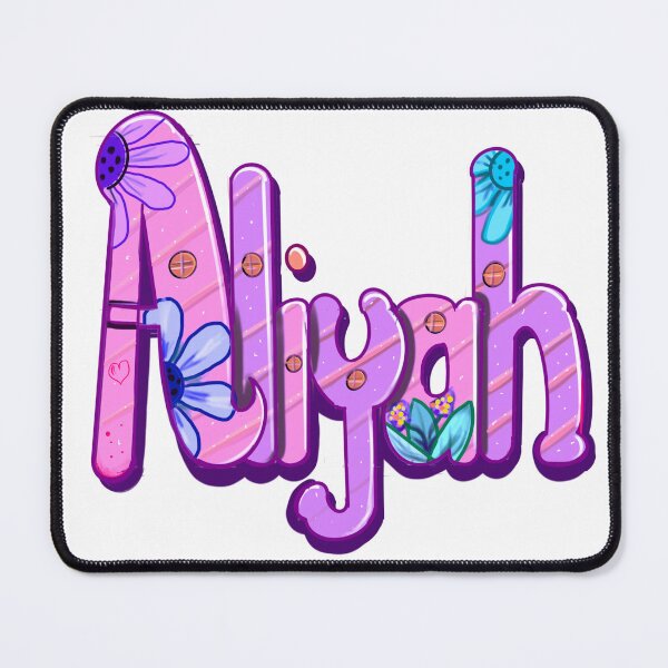 Item preview, Aliyah popular girls and women first name in purple. Personalized personalised customised name Aliyah designed and sold by Artonmytee.