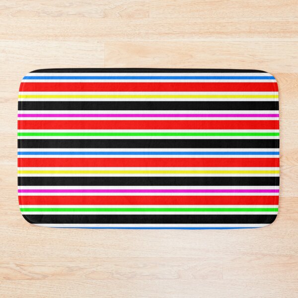 Item preview, Decorative Red Black Colorful Stripes designed and sold by PatternTitan.