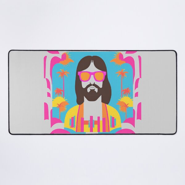 Item preview, Retro Jesus Is My Homeboy - Pop Art Sunglasses T-Shirt designed and sold by pixelandcrafted.