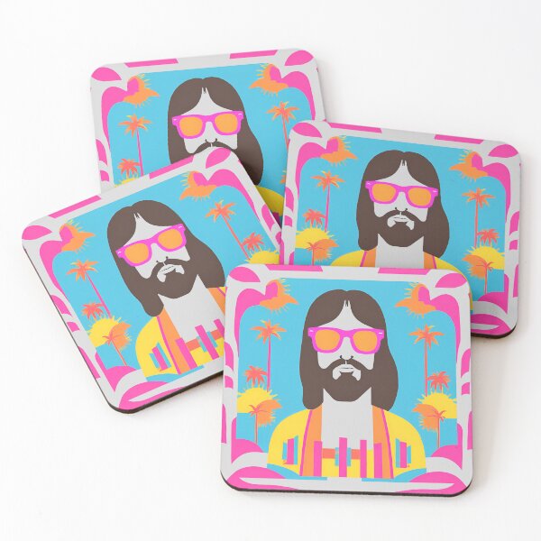 Item preview, Retro Jesus Is My Homeboy - Pop Art Sunglasses T-Shirt designed and sold by pixelandcrafted.