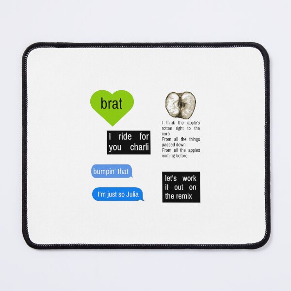 Item preview, Pack of 6 stickers for brat album - Charli XCX designed and sold by Athenasgirl.