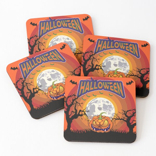 Item preview, Halloween pumpkin on a spooky field under a full moon. designed and sold by MiPa78.