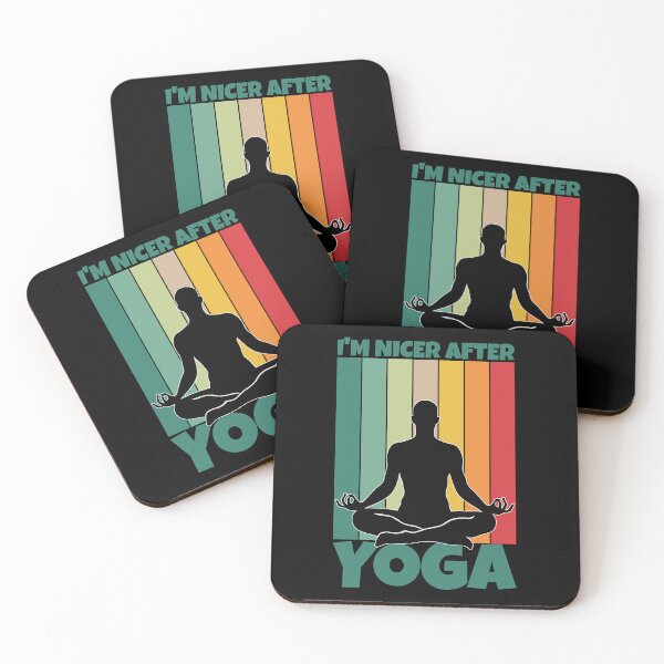 Item preview, I'm Nicer After Yoga designed and sold by Stick-Artistry.