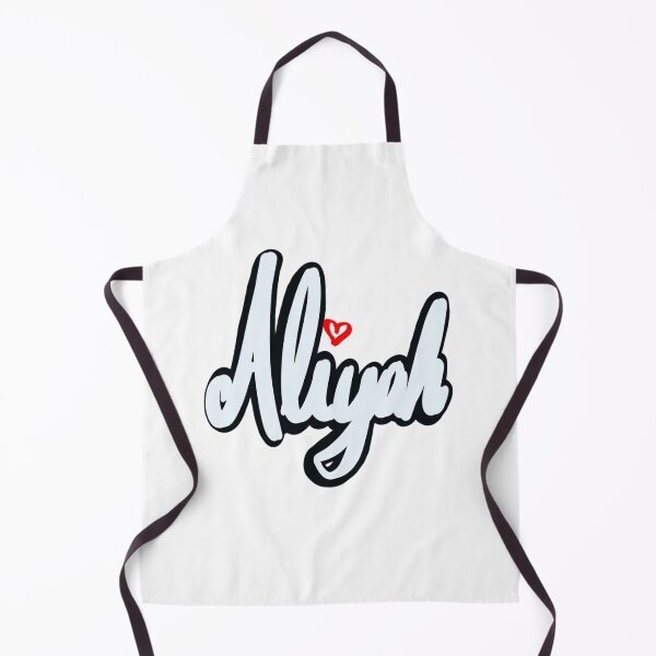 Item preview, Aliyah popular girls and women first name in cursive white. Personalized personalised customised name Aliyah designed and sold by Artonmytee.