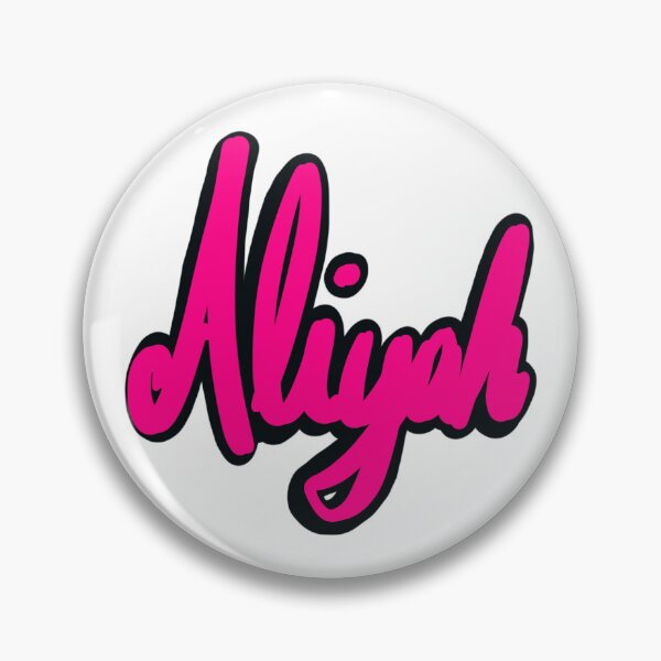 Item preview, Aliyah popular girls and women first name in cursive pink. Personalized personalised customised name Aliyah designed and sold by Artonmytee.
