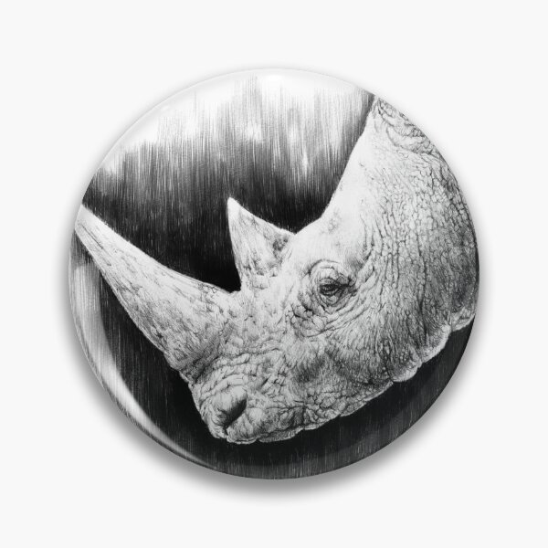 Item preview, rinoceronte blanco designed and sold by LucaMilioneArt.