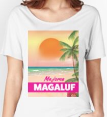 Magaluf Majorca beach travel poster Women's Relaxed Fit T-Shirt