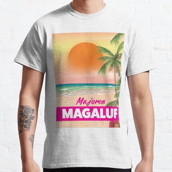 Strand-Reiseplakat Magaluf Majorca Classic T-Shirt