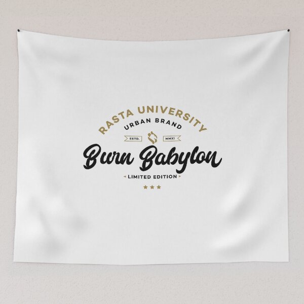 Item preview, Rasta University Burn Babylon Limited Edition Reggae designed and sold by rastauniversity.