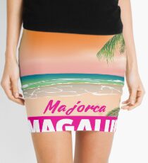 Magaluf Majorca beach travel poster Mini Skirt
