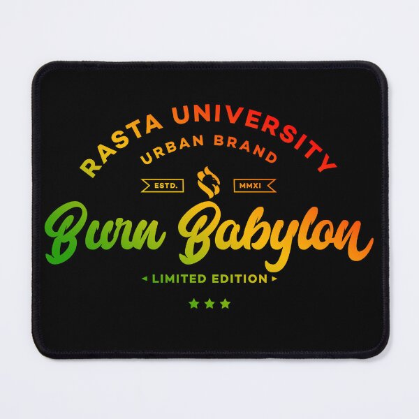 Item preview, Rasta University Burn Babylon Limited Edition Rasta Colors Reggae designed and sold by rastauniversity.